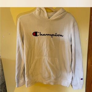 Champion White Hoodie